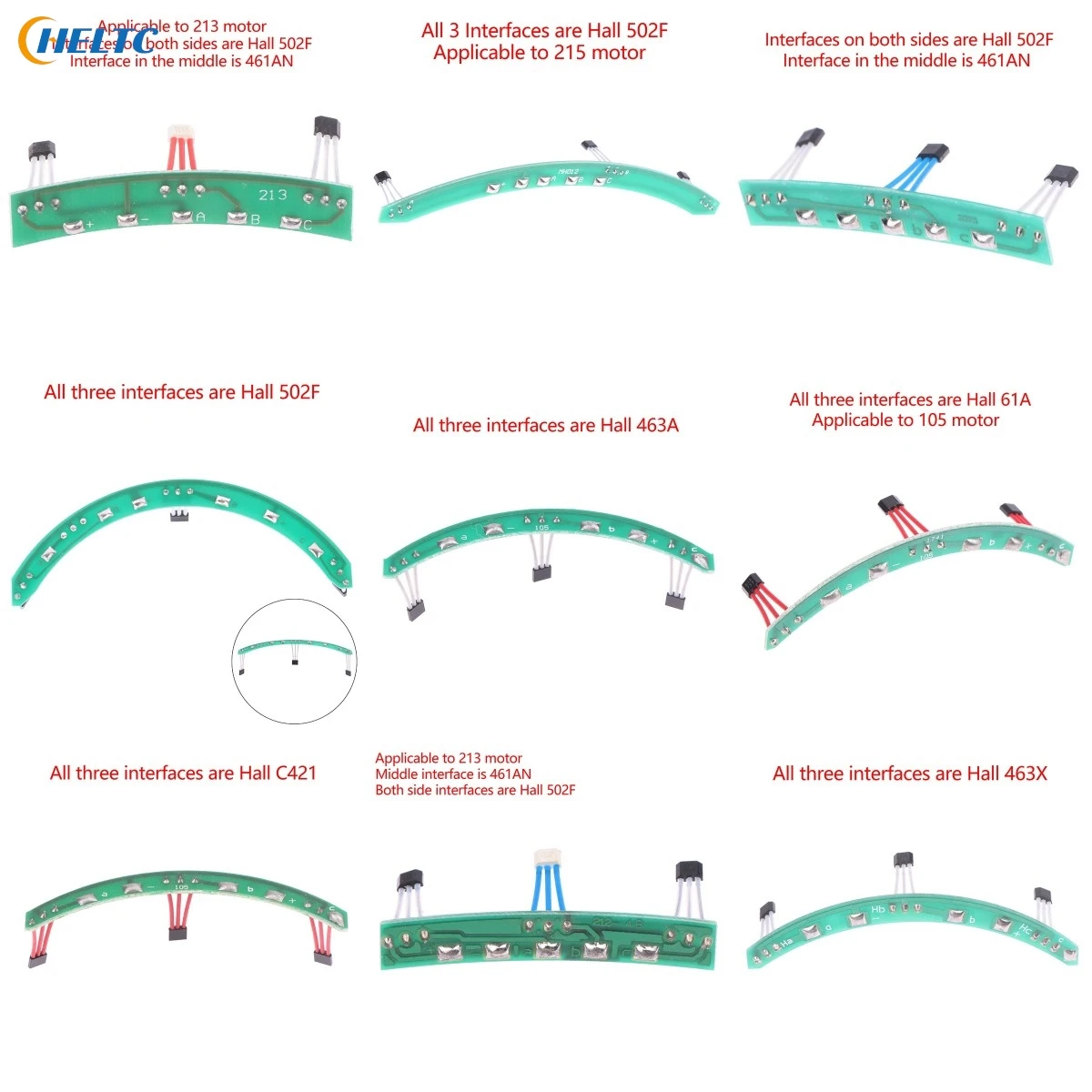 1 pz Hall 61A veicolo elettrico equilibrio veicolo 61A sensore Hall 105 Motor Hall Board 61A sensore per veicolo E-bike Balance