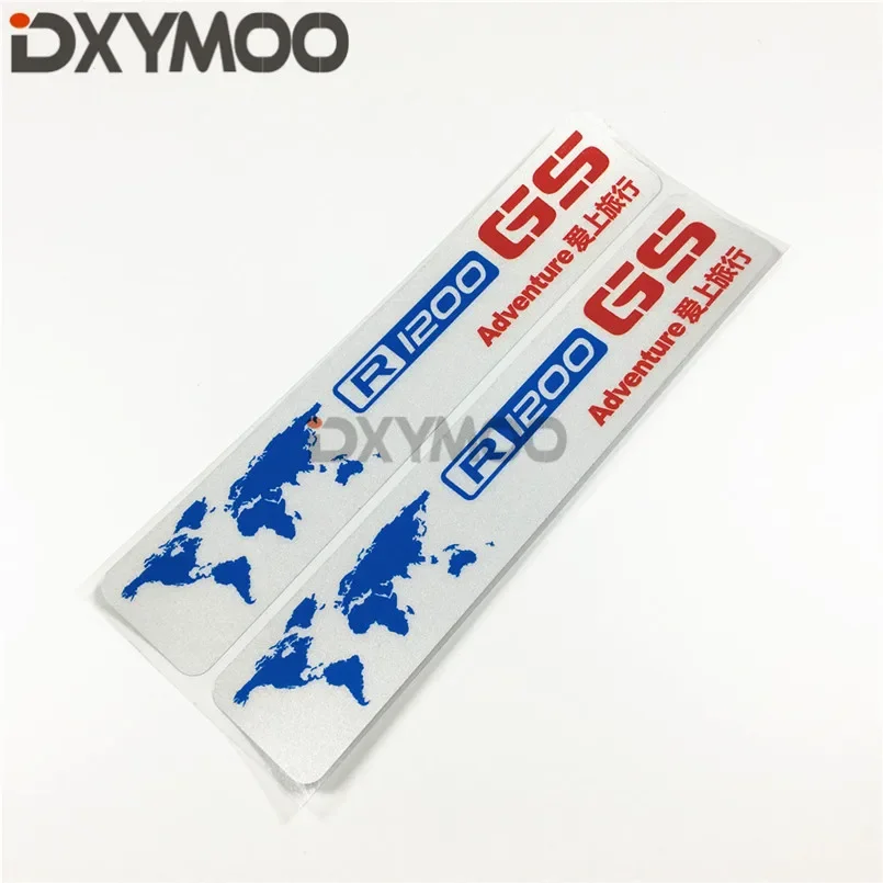 2 шт., Стайлинг автомобиля, мотоцикл, хвостовая коробка, декоративная наклейка, светоотражающие наклейки для ADV GS R1200GS Adventure 25x5 см