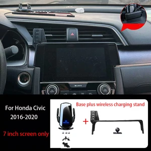 Autounterstützung für Honda Civic 10. Gen 2016 - 2021 7 -inch feste Basisbildschirm Panel 15W Fireless Load Phone Montage Car Support 10 Hauptverkaufszellen Civil Support G10 - №10