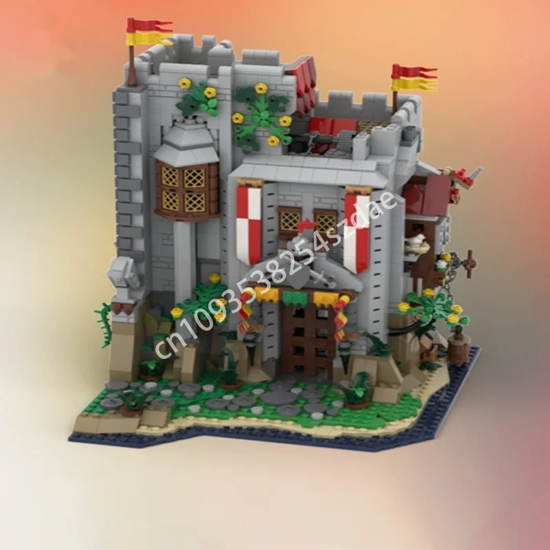 

2347pcs MOC Lion S Caslte Gatekeeper Tower Castle Model Building Blocks Christmas Gift Construction Toy Creative Idea Brick Kids