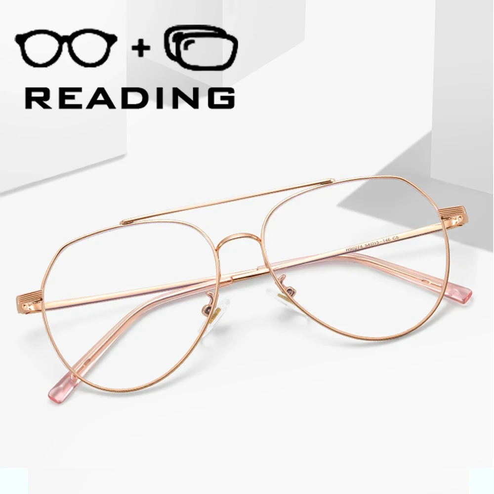 

VEITHDIA Arrival New Reading Glasses Anti Blue Light Anti-Fatigue Alloy Frame Polycarbonate Lens +1.00 +1.50 +2.00 +2.50 R902740