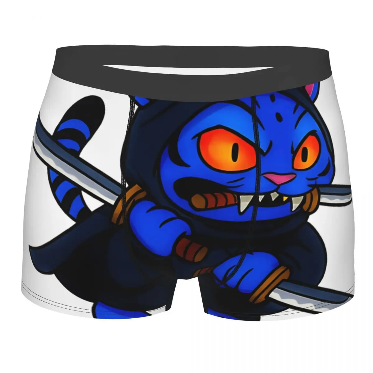 

Kpop Demon Hunters Cute Tiger Underwear Men Underpants Printed Breathable Trunk High Quality Shorts Briefs Large Size
