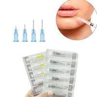 Aguja pequeña e indolora Superfina, herramienta para párpados, dientes ultrafinos, 34G, 32G, 18G, 25G, 27G, 30G, 4mm, 13mm, 25mm, 38mm