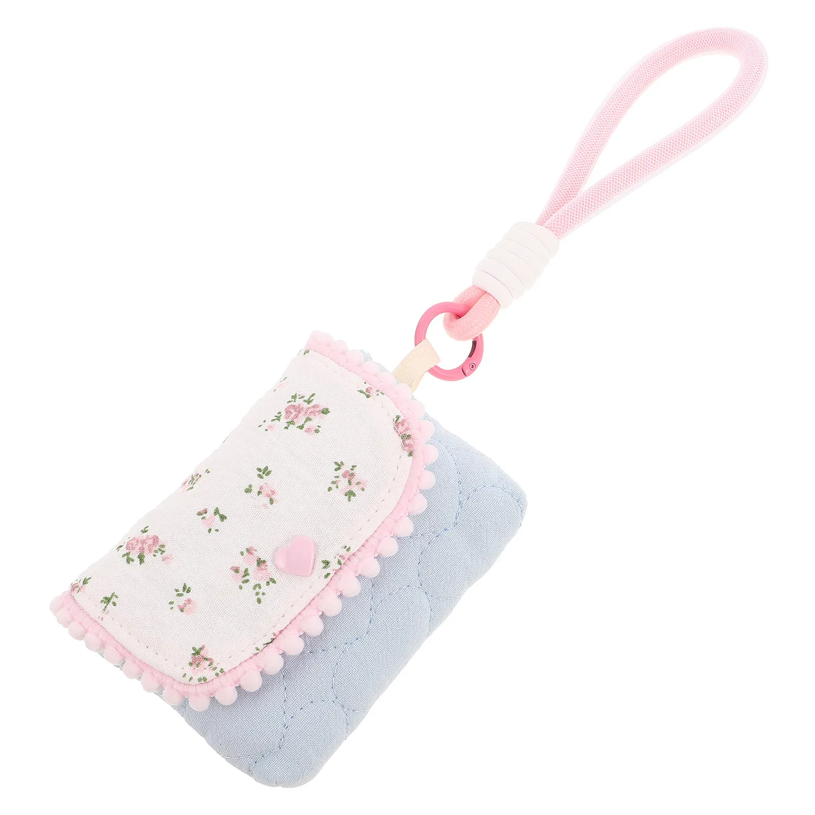 Portable Camera Storage Bag Cotton Floral Pattern Small Lightweight Travel Organizer Pouch for Outdoor Photography and City