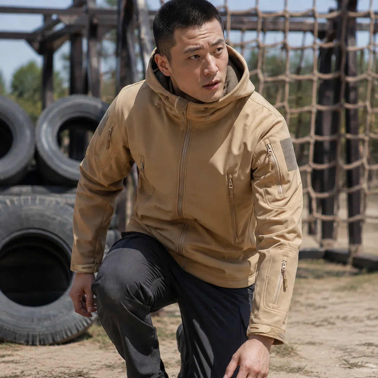 2026 Jacket Polar Combat Series Three-dimensional Cut Outdoor Thick, Lightweight and Warm Cotton Jacket