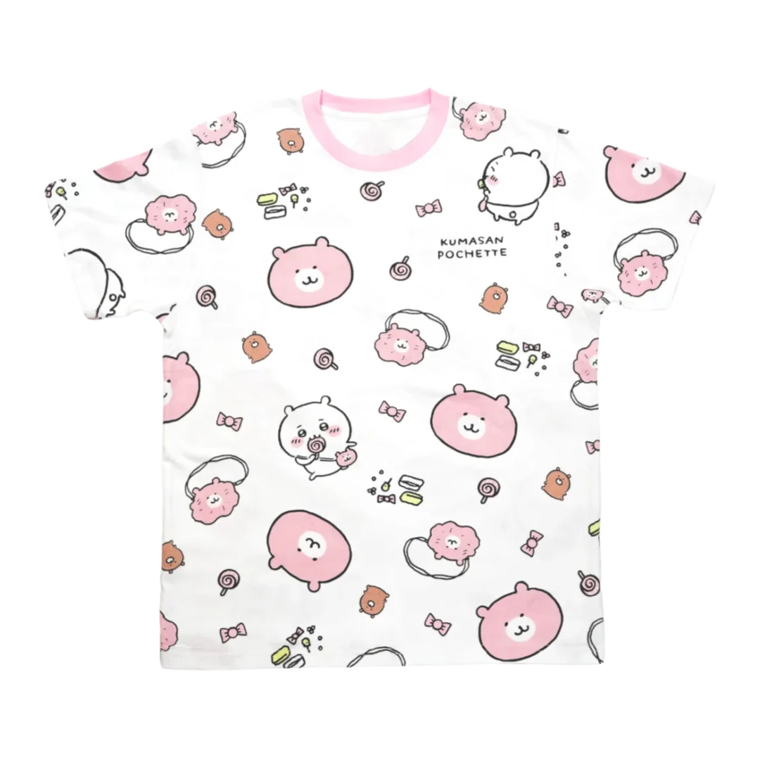 Kawaii Chiikawa Park All-Over Print T-Shirt Cartoon Anime Japanese Y2K Harajuku Style Casual Streetwear Short Sleeve O-Neck Tee view 5