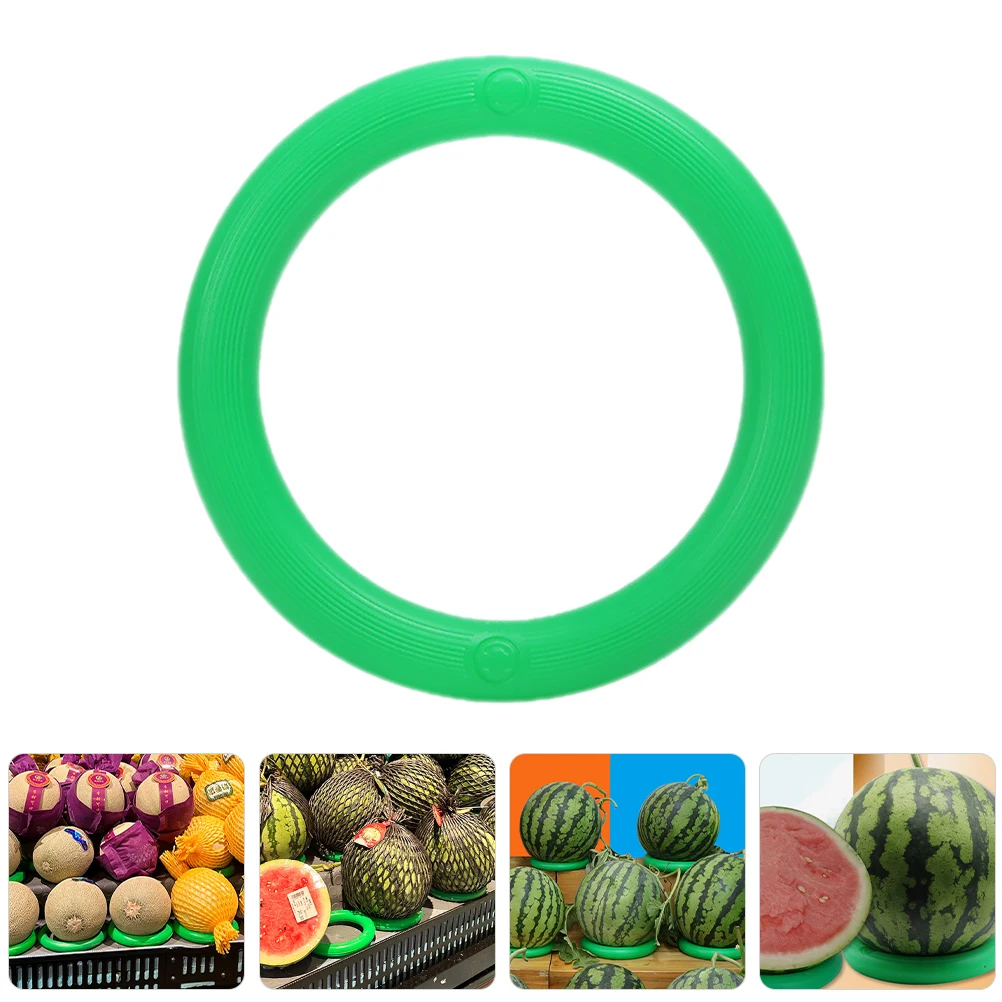 

15 Pcs Watermelon Ring Pad Fruits Stall Holder Clear Support Stand Fixing Circle