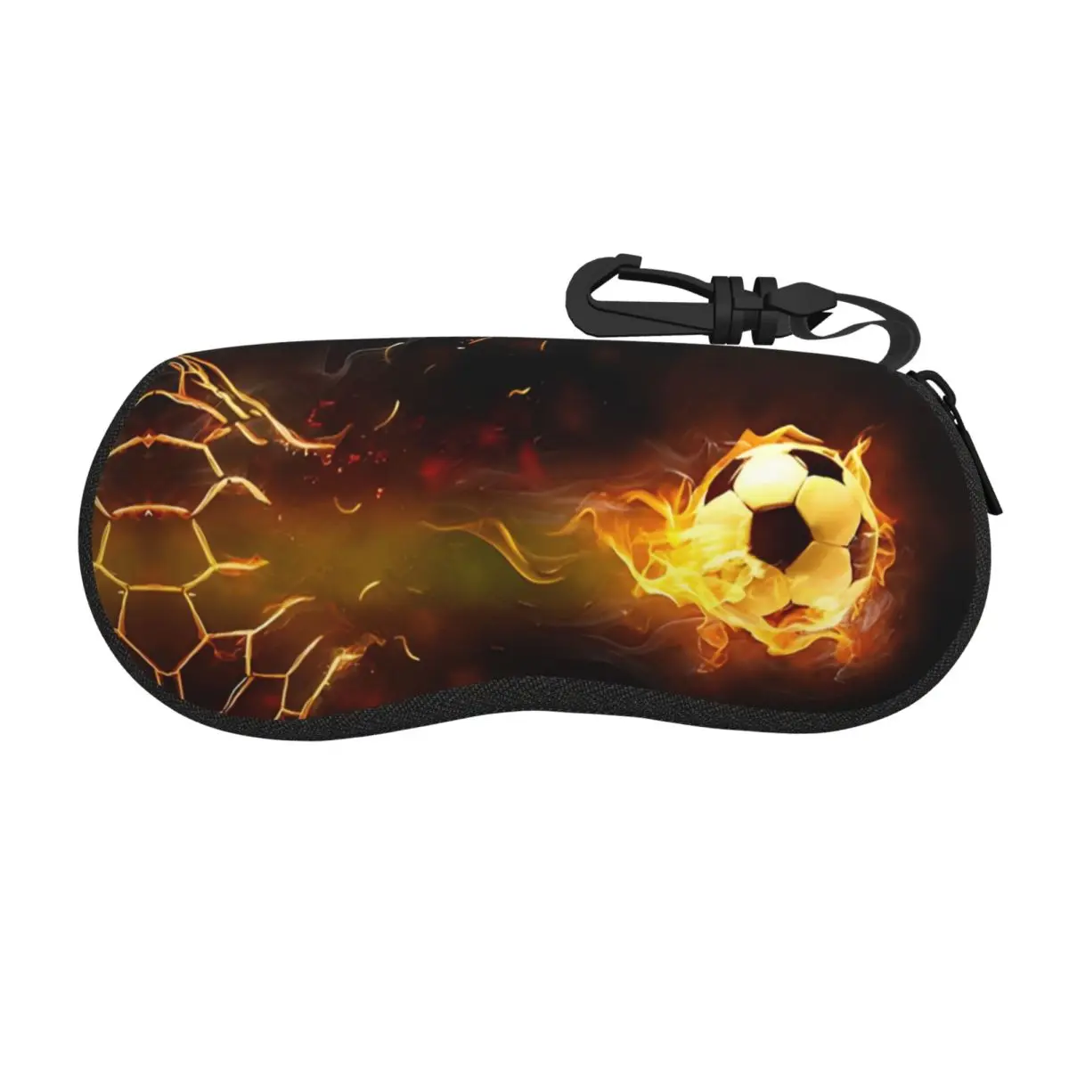 Sports Footbal Glasses Case Printing Zipper Cool Soccer Eyeglasses Storage Box Print Eyewear Container