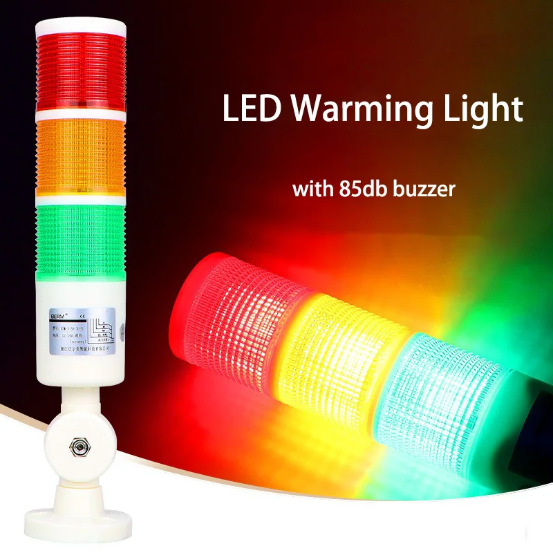 

Станок, мастерская, трехцветные сигнальные лампы, светодиодная сигнальная лампа, сигнальный зуммер, лампа охранного сканера с ЧПУ, складная 12 В 24 В