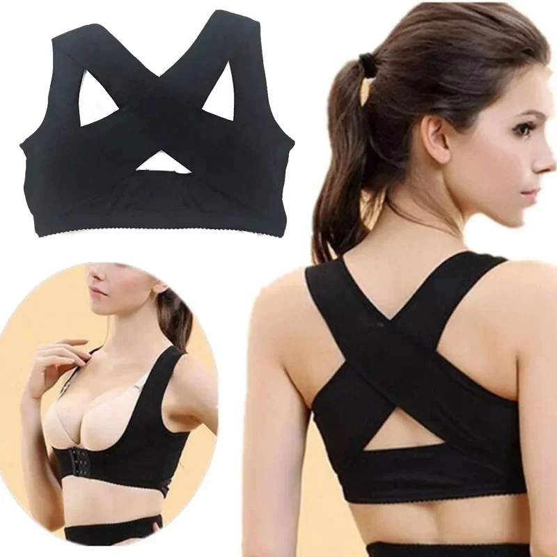 1-4Pcs Corrector Adjustable Women Back Support Belt Orthotics Posture Correction Brace Rectify Posture Corset Shoulder Posture
