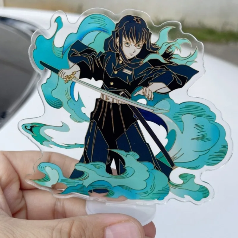 Kawaii Demon Slayer Acryl Ornamente Tokitou Muichirou Actionfigur Auto Desktop Dekoration Modelle Geburtstagsgeschenk für Anime-Fans