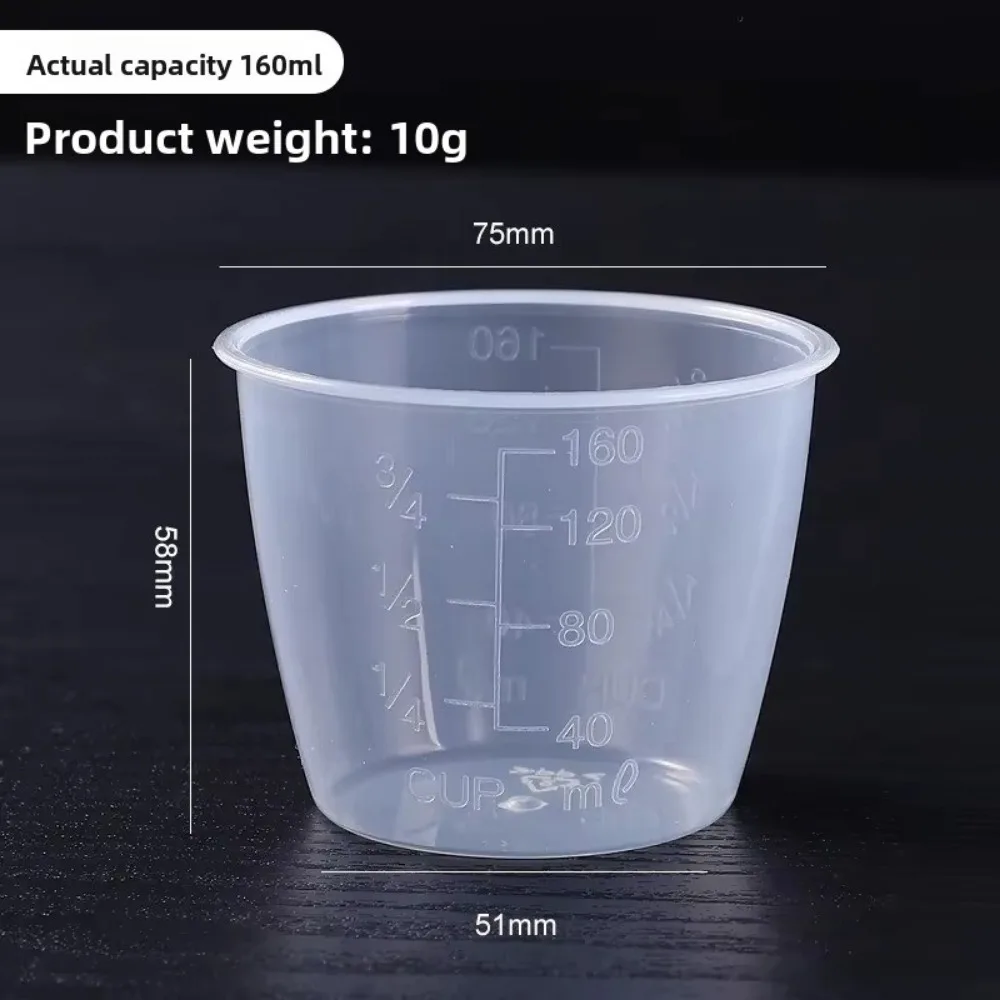 

Mini 100/160ml Rice Measuring Cup Clear Plastic Measuring Jugs with Scale Digital Kitchen Scale For Electric Cooker