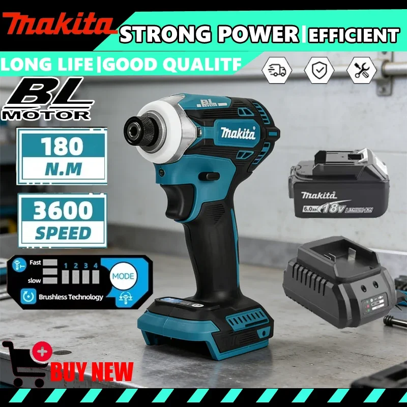 

Аккумуляторный ударный шуруповерт Makita DTD171 (без щеток), электрический инструмент, без аккумулятора и зарядного устройства