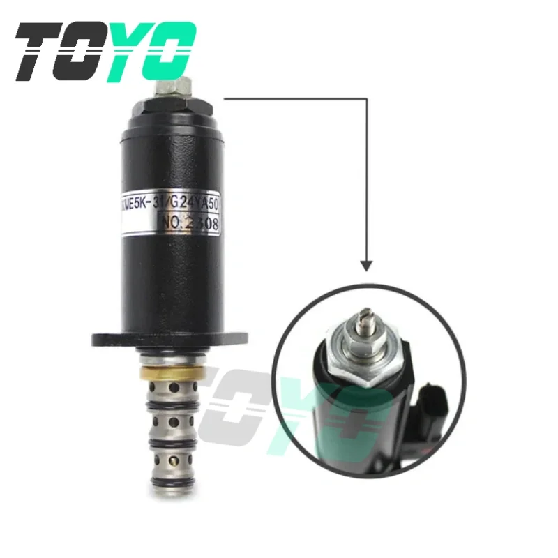 TOYOOEM БЫСТРАЯ ДОСТАВКА SK200-3/5/6 YN35V00020F1 KWE5K-31/G24 DB40 Электромагнитный клапан