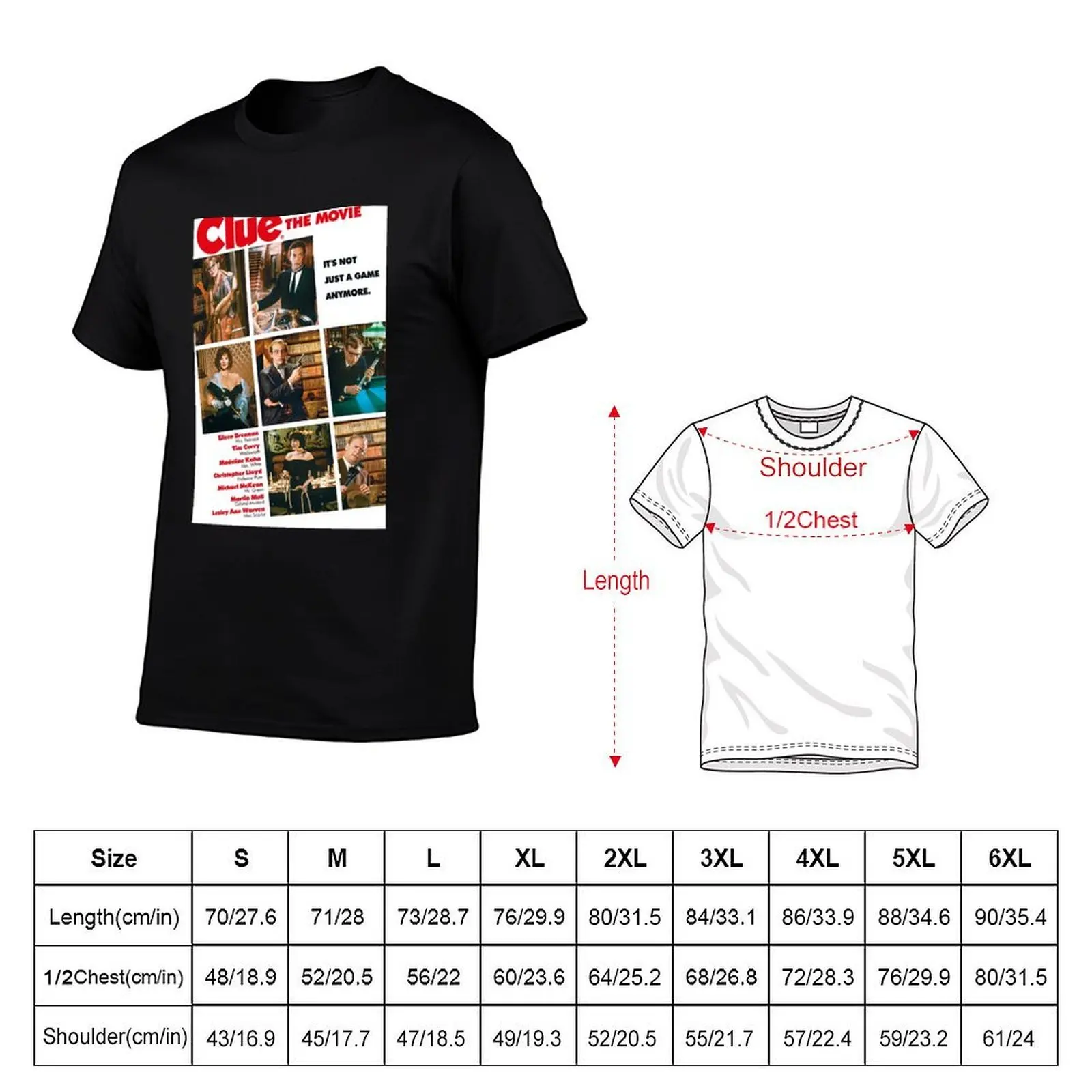 Clue Movie 1985 T-Shirt t shirt man casual funny t shirts cotton T-Shirt