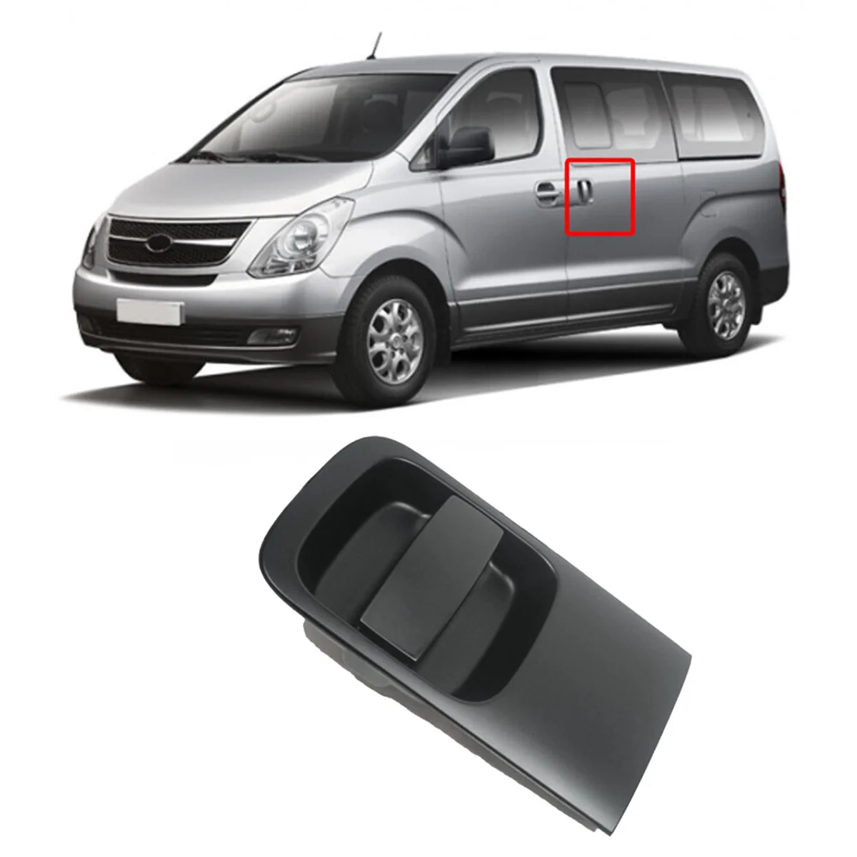 

For Hyundai H1 H-1 STAREX 2007-2015 Rear Left Door Outside Handle 836504H100CA Car Accessories—L48A