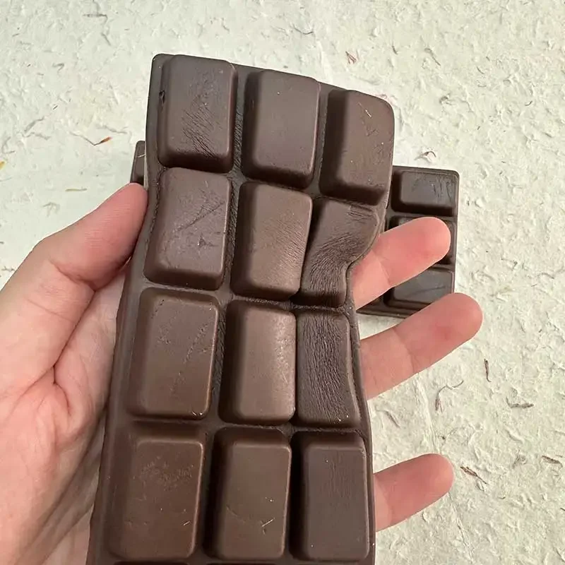 1PC Slow Rising Chocolate Squeeze Squishy Sensory Fidget for Stress Relief Anti-Anxiety Hand Relaxation Gift