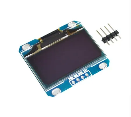 White Blue color 128X64 OLED LCD LED Display Module For Arduino 0.96 0.91 1.3 I2C IIC Serial new original with CaseI