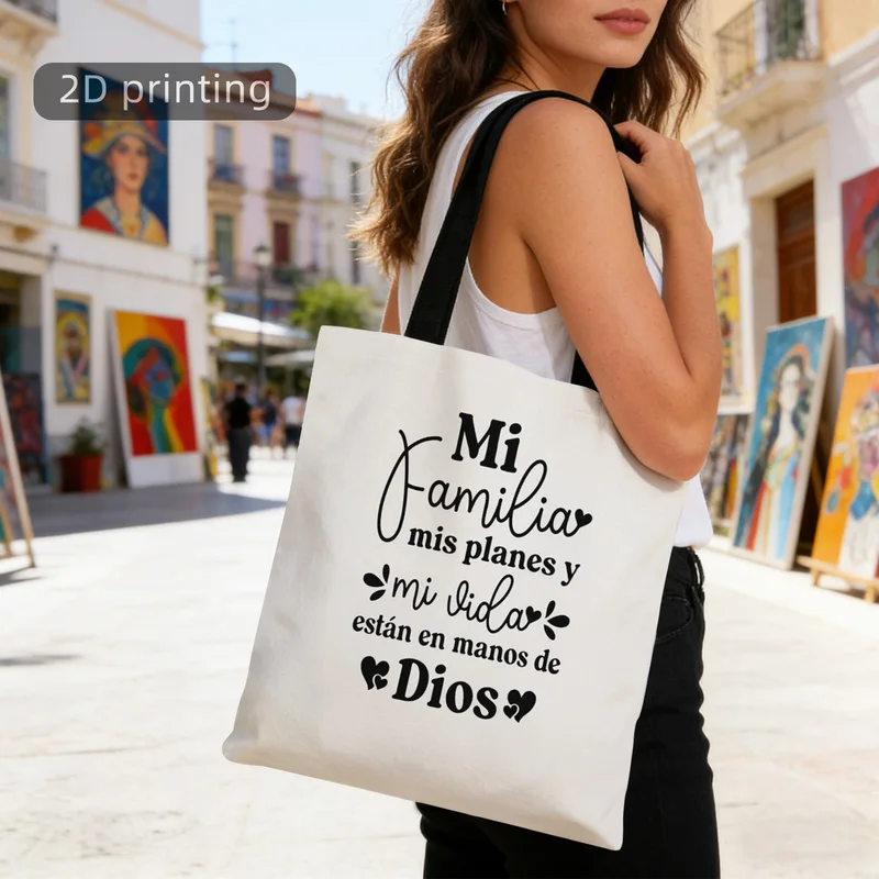 A fashionable handbag，This reusable and stylish shoulder bag is perfect for shopping、Work、Vacation、Daily commuting and travel。