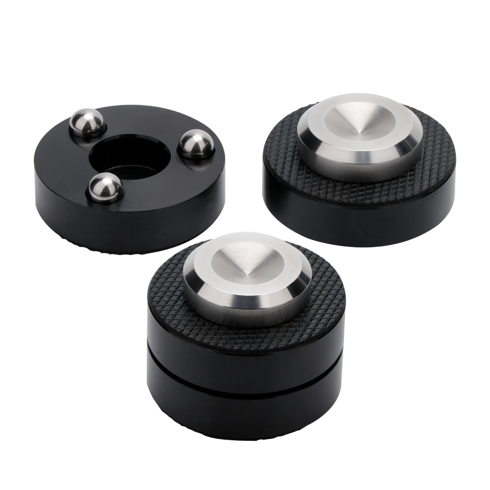 

Preffair HIFI Audio Speaker AMP DAC Aluminum Anti-shock Absorber Ball Plus Foot Feet Pads Vibration Absorption Stands Spikes