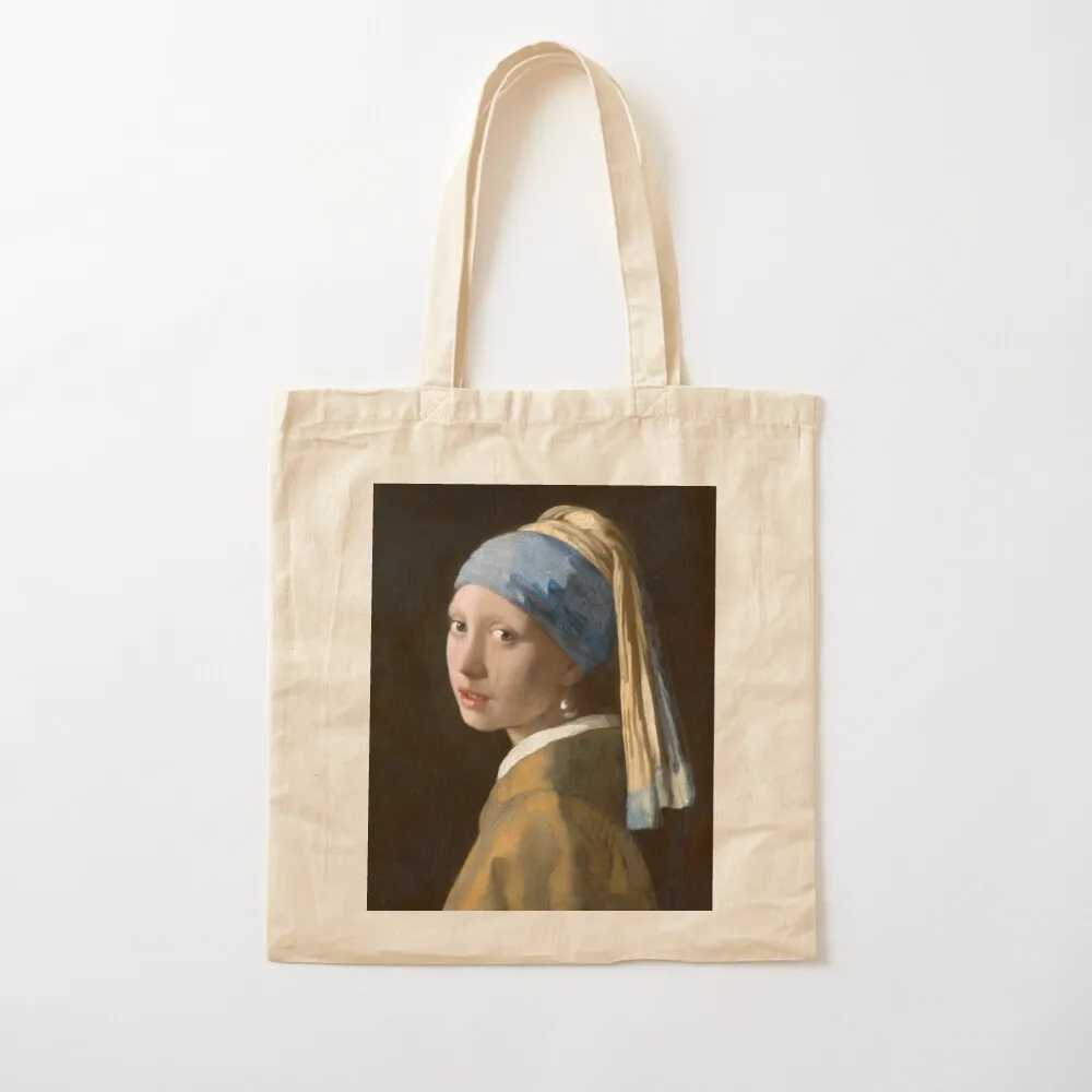 Girl with a Pearl Earring Famous Painting by Johannes Vermeer’s 1665. Perfect gift for Art Lovers and a beautiful addit Tote Bag