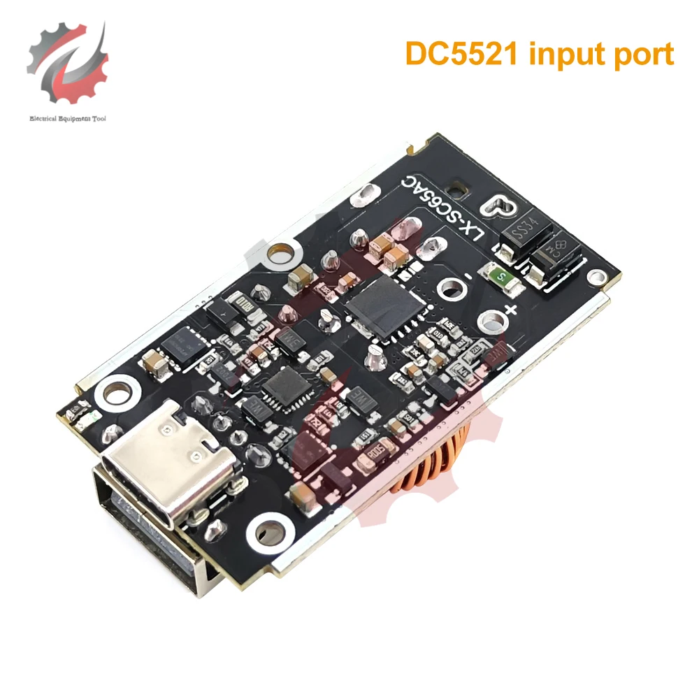 Dc 9v-35v 65w usb tip c qc4.0 pd2.0/3.0/pps hızlı şarj adım-aşağı
