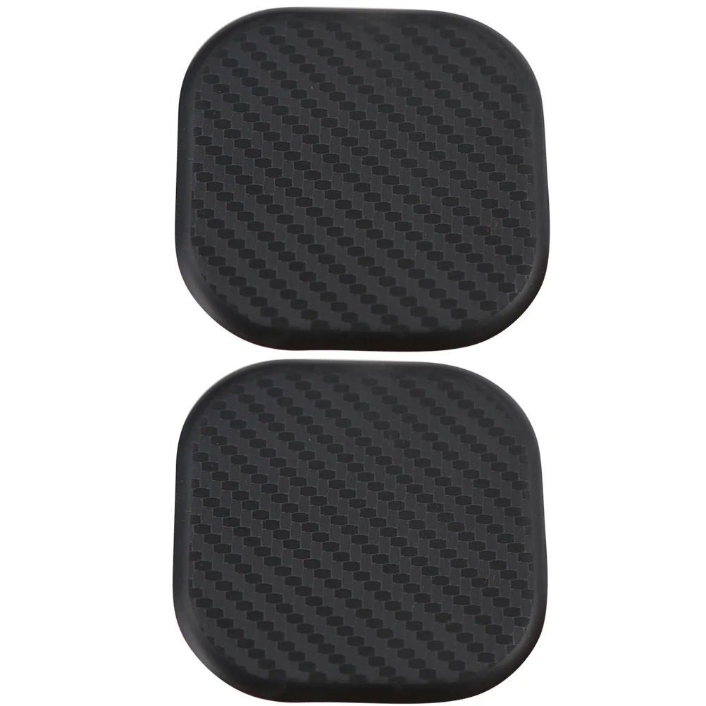 

4 Pcs Cup Pads Car Mat Coasters with Cover Holder Non-Slip Mug Travel Automotive