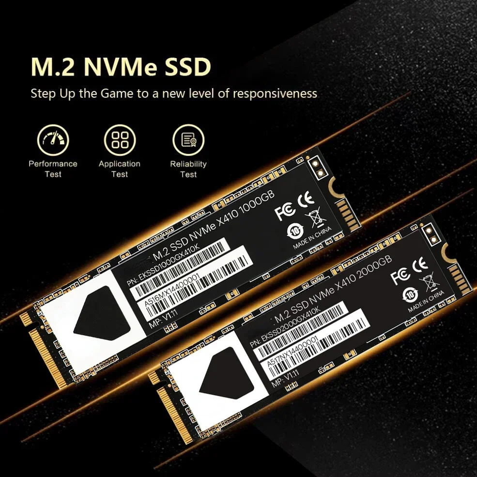 M.2 NVME SSD 2TB 1TB 512GB PCIe4.0 Unidade de estado sólido interna Gen4x4 3D NAND Unidade de armazenamento Disco rígido para laptop PS5