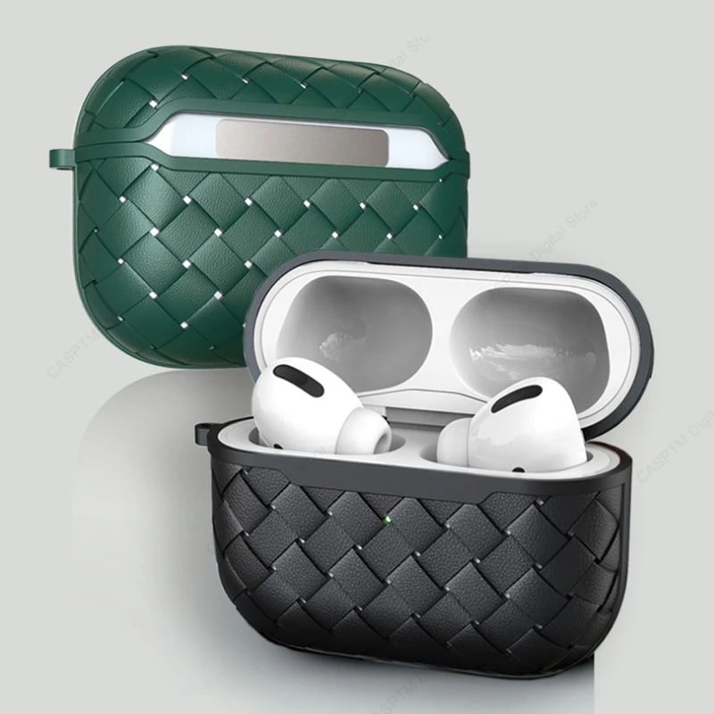 

Woven Pattern Earphone Case For AirPods Pro 2 USB C 3 1 Protective Funda For Apple Airpod Pro 2nd 3rd Generation Pro2 Coque Case