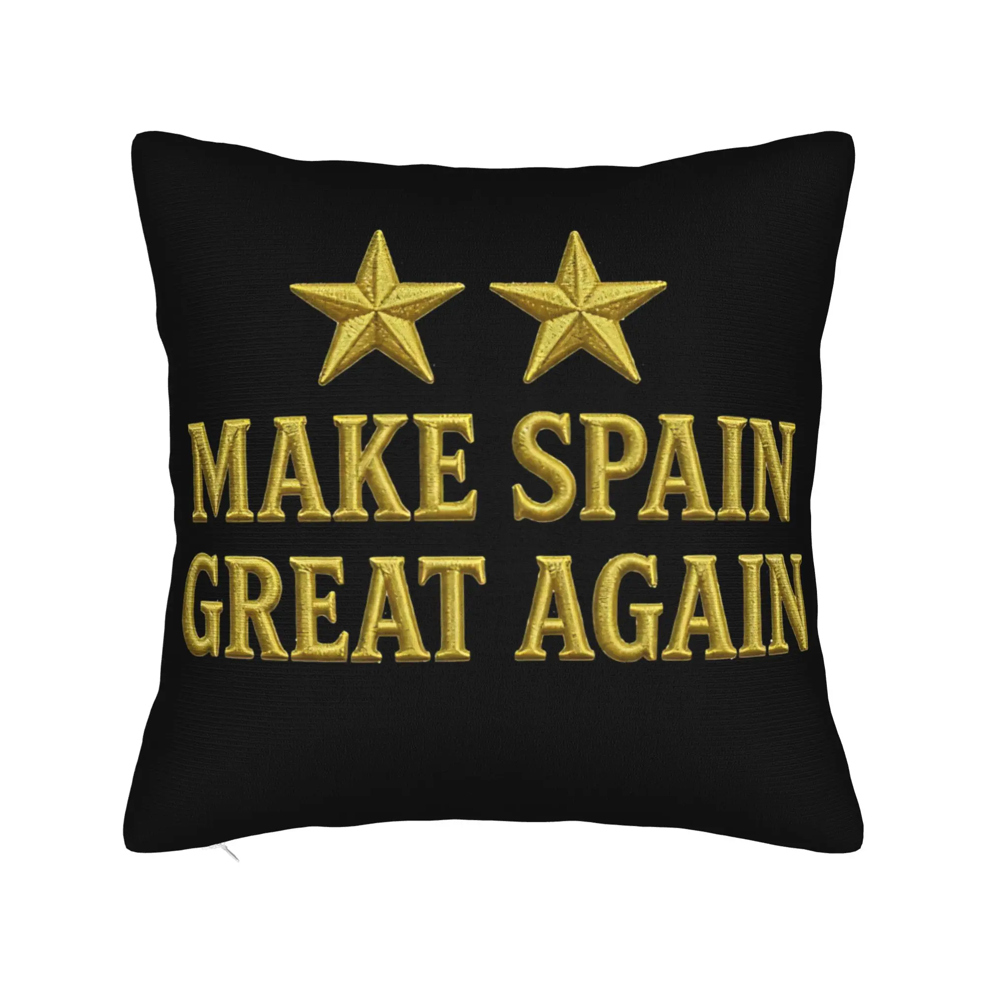 Make Spain Great Again Two Stars Pillowcases  Cute Funny Pillow Case For Sofa Home Decor Design Pillow Cover