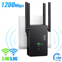 AC1200 Wireless 5G WiFi Extender/Router/AP Dual Band Repeater Booster Signal 802.11AC Long Range 1200Mbps Wi-Fi Access Point