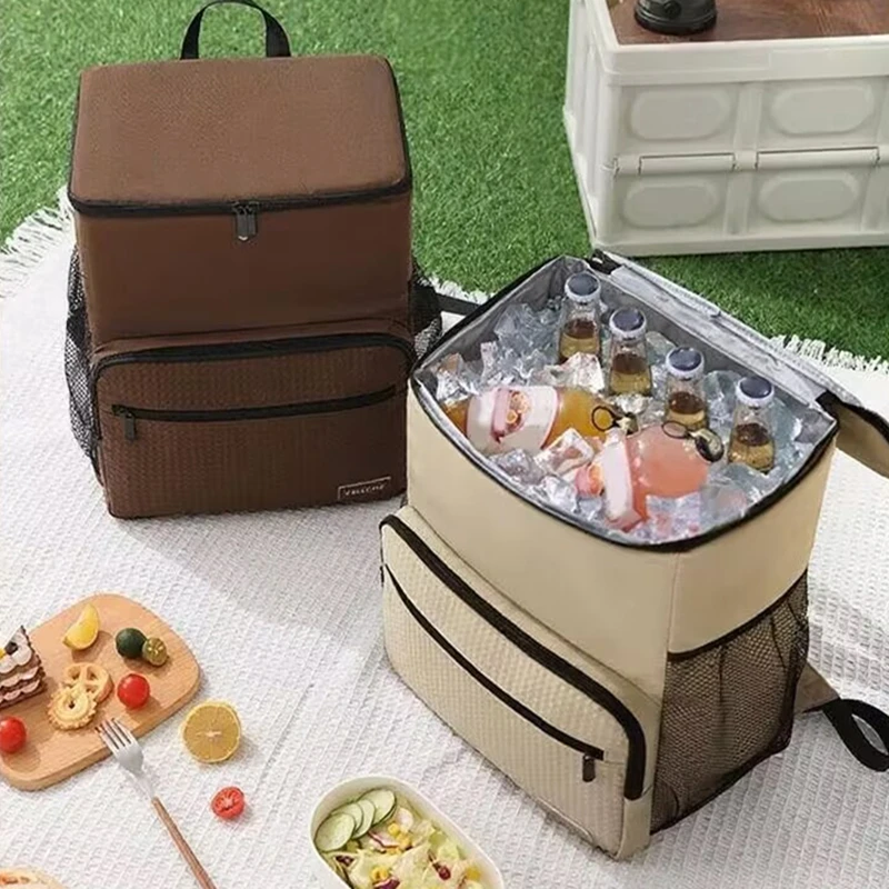 

Portable Waterproof Backpacks Portable Thermal Waterproof Bag Durable Waterproof Cooler IceCase Camping Picnic Backpacks Icebox