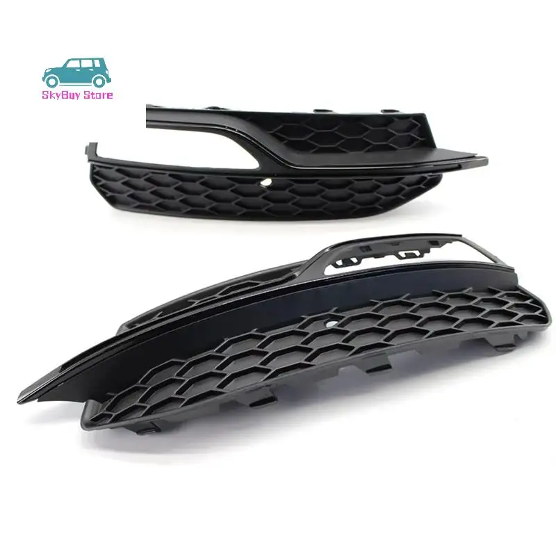 

1 Pair Front Bumper Fog Light Grille Cover Fog Light Frame For A3 Sline S3 2014-2017 8V3807681 8V3807682