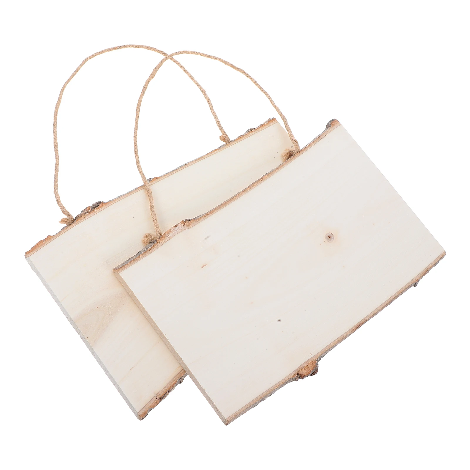 

2 pcs Creative Decorative Materials Wooden Wall Hanging Board Smooth Kids Sticker Painting Letter Boards Display Home Cafe