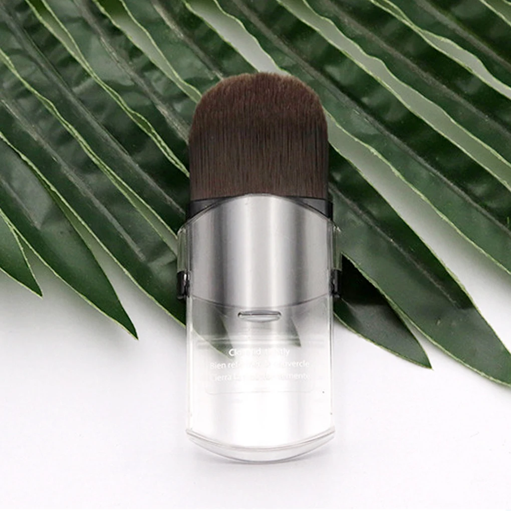 Mini Professional Makeup Brushes Retractable Blusher Powder Foundation Face Concealer Kabuki Makeup Brush Cosmetic Tools