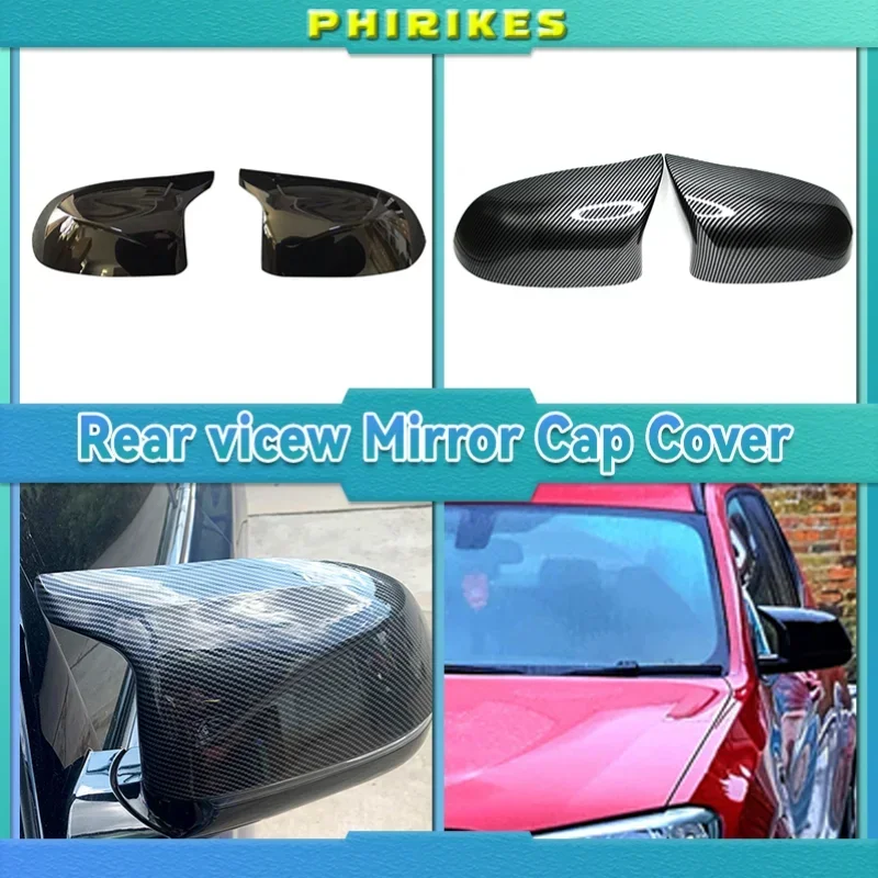 

for BMW X3 X4 X5 X6 2014 2015 2016 2017 2018 Rear View Side Mirror Cover F25 F26 F15 F16 Carbon fiber pattern Accessories