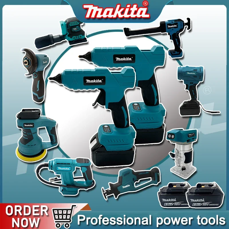 

Оптовая продажа электроинструментов Makita: беспроводной термофен, ручной тепловой пистолет, электрическая сабельная пила, портативная пила, мощные электроинструменты