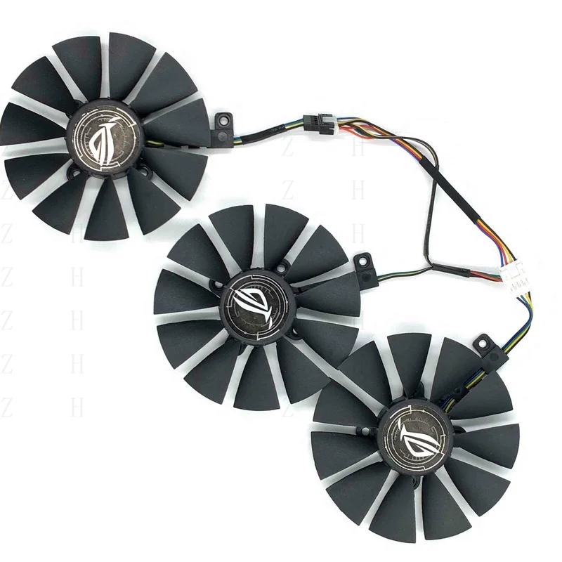 Вентилятор-кулер H для ASUS Strix GTX 1060 OC 1070 1080 GTX 1080Ti RX 480 T129215SU 87 мм Вентилятор-кулер H для ASUS Strix GTX 1060 OC 1070 1080 GTX 1080Ti RX 480 T129215SU 87 мм