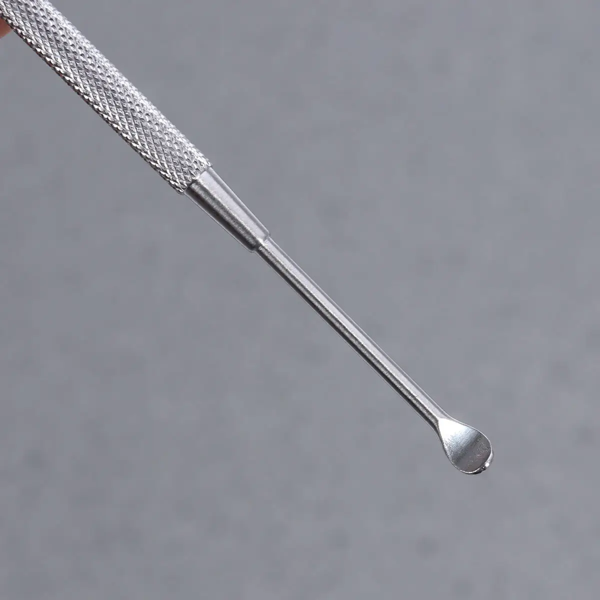 Double End Stainless Steel Spiral Ear Pick Mini Earpick Spoon Ear Wax Removal Tool Portable Silver Earpick Spoon