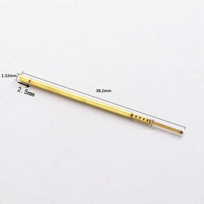 100PCS Test Needle Sleeve RL75-2W Snap Ring Height 2.5mm Outer Diameter 1.02mm Length 38.2mm Spring Test Needle Sleeve