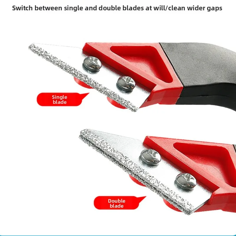 Gap Cleaning Knife Tile Grout Remover Wall Floor Joint Rake Scraper Ceramic Beautiful Seam Cutting Broken Particle Chip Blade