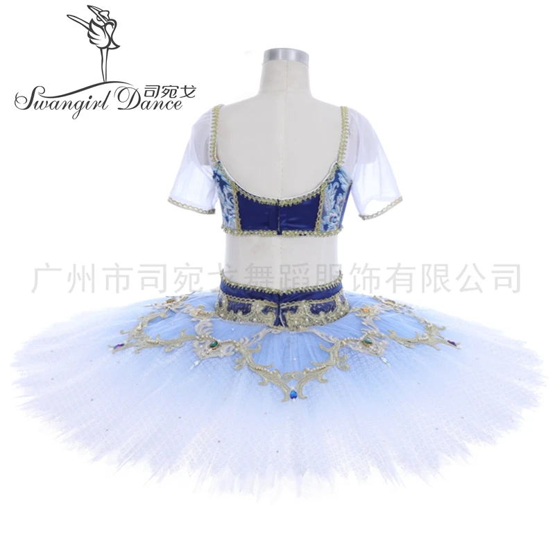 Volwassen Royal Blue La Bayadère Ballet Tutu Vrouwen Professionele Ballerina Cosutmes Tutu Jurk BT4179