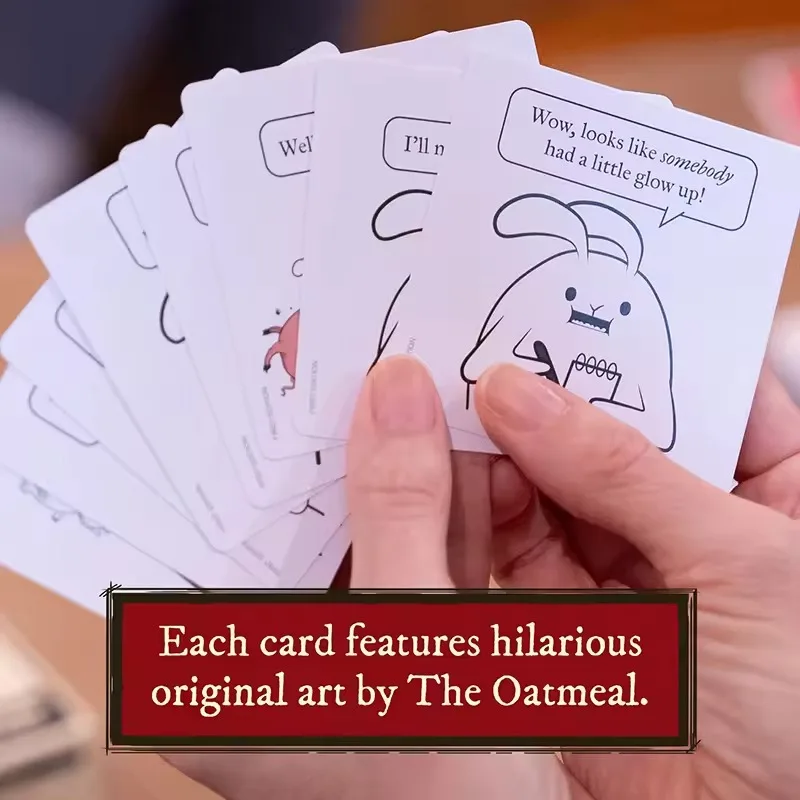 Exploding Kittens Horrible Therapist Card Game for Making Very Unpleasant Comics Kitten Comic Card Set