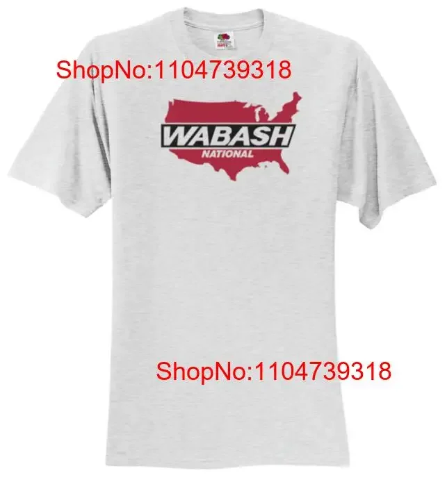 

Wabash National company t shirt vintage Washed Stylish Comfortable Unisex Top For Everyday Wear Soft fashion Breathable