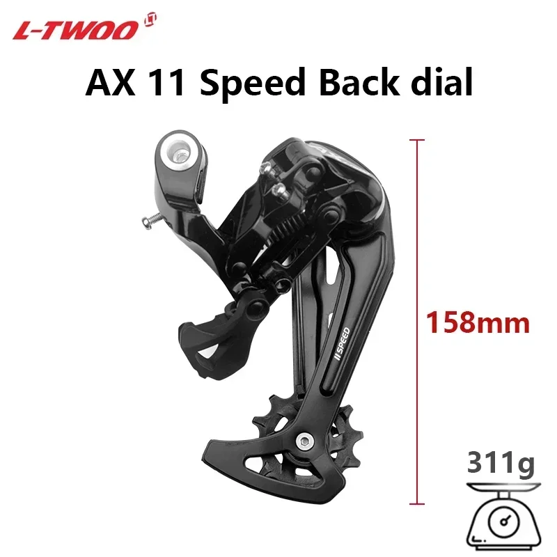 MTB Bike 1x11 Speed Derailleur Groupset LTWOO AX11 Trigger Shifter + RD + X11 Chain + 11V Cassette 42/46/50/52T for DEORE M5100