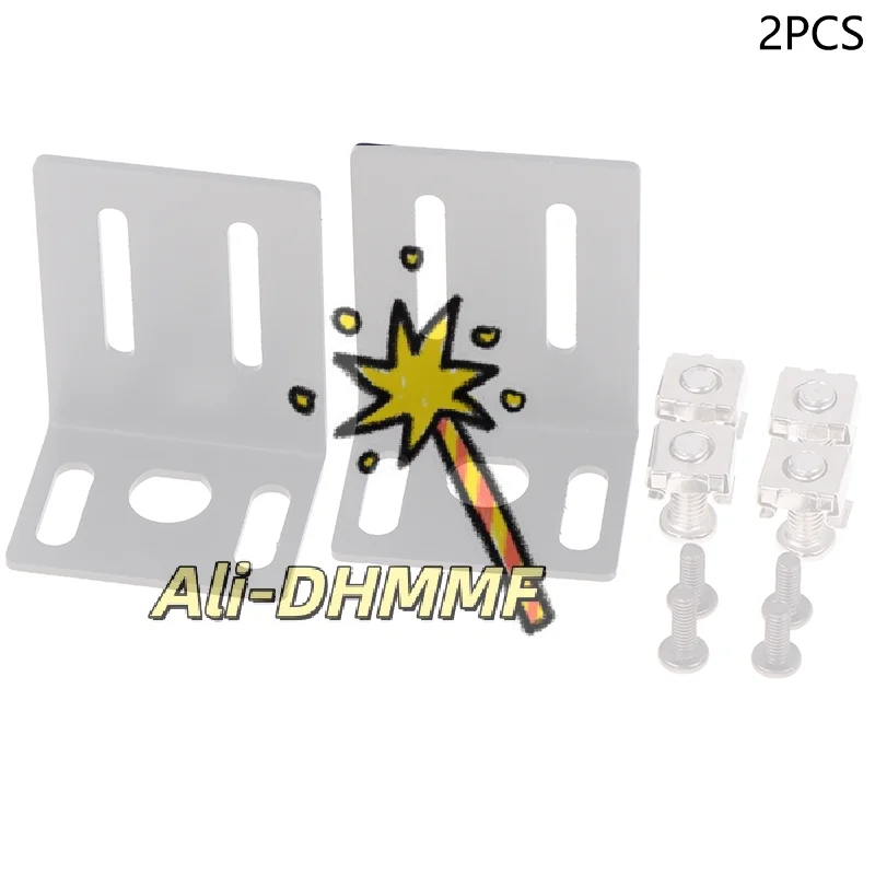 Universelles 1U-RackEars-Kit – Metall-Montagehalterungen mit Schraubkappen für Server-/drahtlose Geräte, 19-Zoll-Standardrahmenkompatibilität