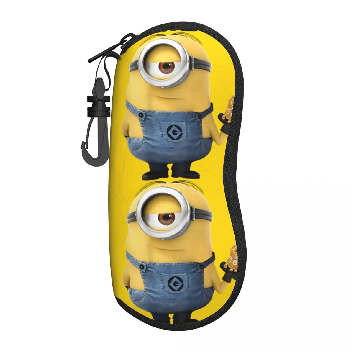 Despicable Me Minions Holding A Ginger Bread Minion Glasses Case Fashion Eyewear Storage Box Protector Glasses Box