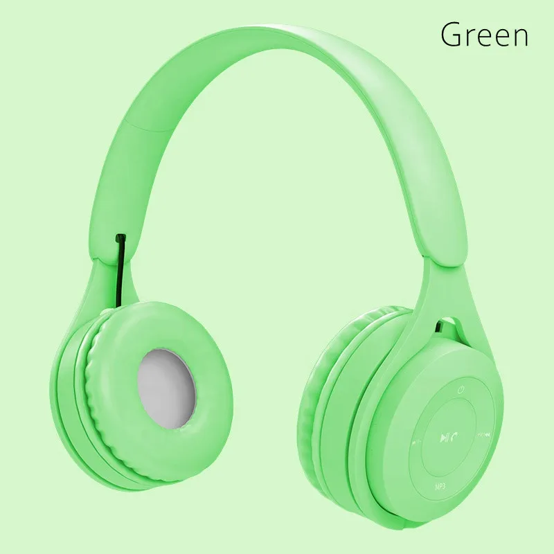 Y08 Draadloze Bluetooth-hoofdtelefoon Macaron-hoofdtelefoon Stereo hoofdband Gaming-headset met microfoon Gamer Girl-cadeau voor mobiele tablet