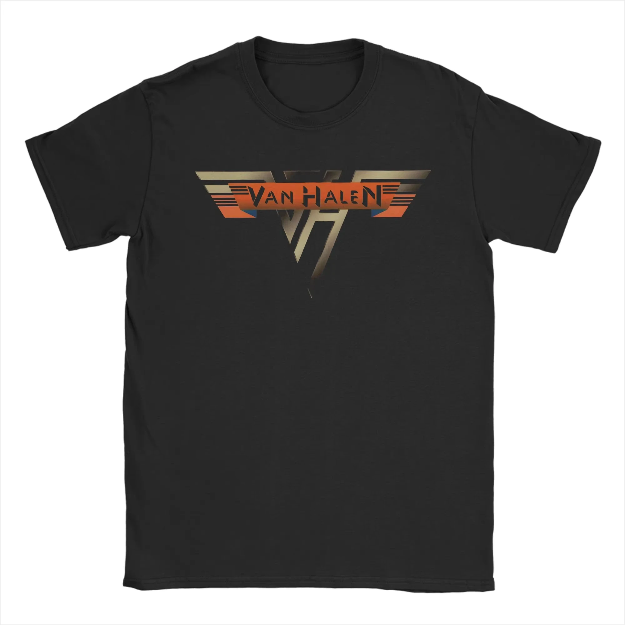 American Classic Hard Rock Band Van Halen Graphic Print T-Shirt Men Women Loose Casual Oversize Top O-neck Cotton Summer New Tee
