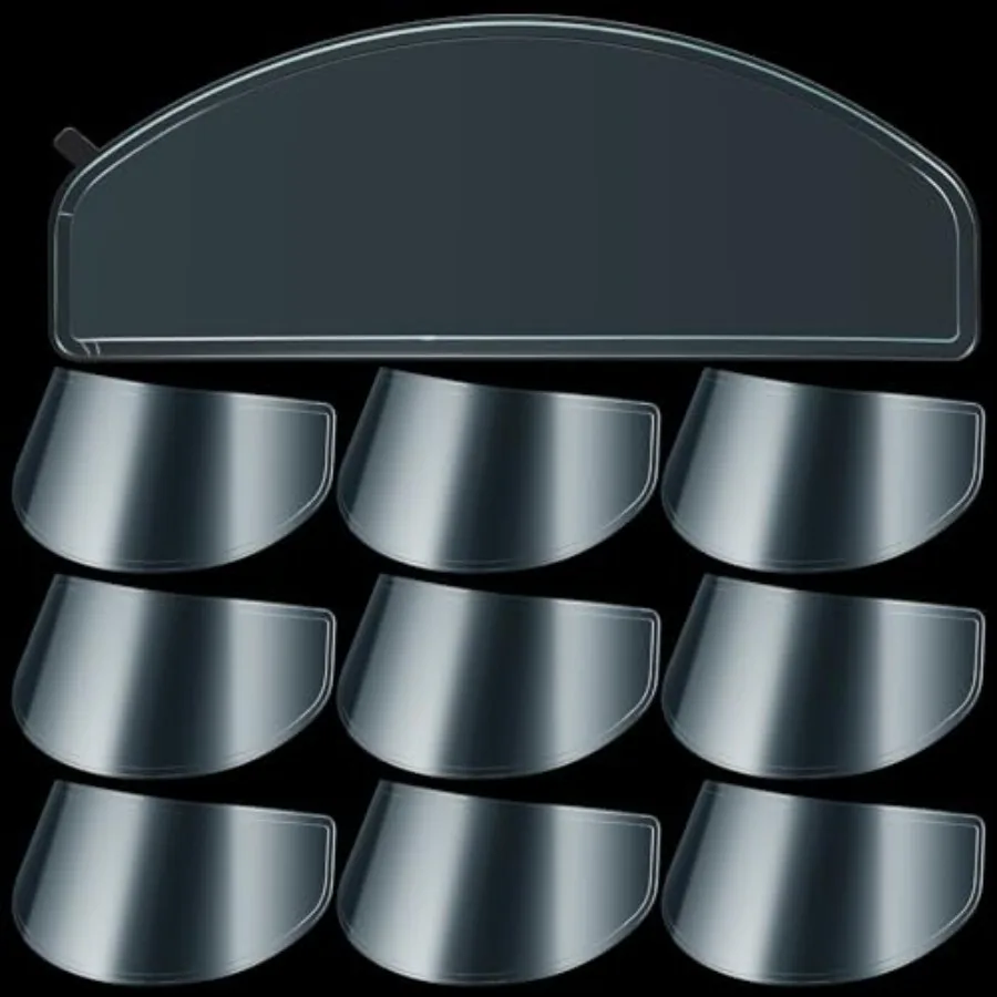 

10 упаковок, козырек для мотоциклетного шлема, противотуманная пленка, маска для шлема, противотуманный прозрачный козырек, сменный мотоциклетный шлем, щиток для лица f